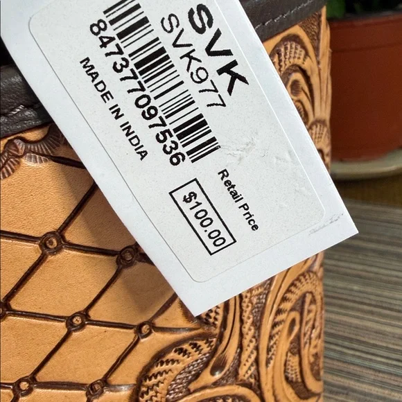 #3 CALF SKIN WESTERN Large Tote*NWT - Picture 8 of 8